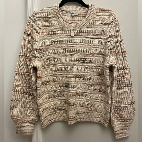 NWT Madewell Space-Dyed Canton Pullover Sweater - Picture 5 of 8